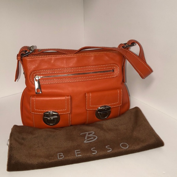 Besso Handbags - Besso Shoulder Bag Orange